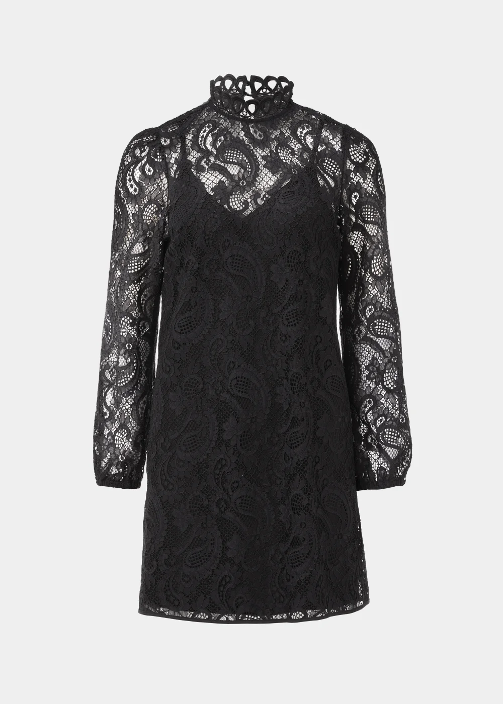 Et Vous Black Lace Tunic Dress - 8 Image 5