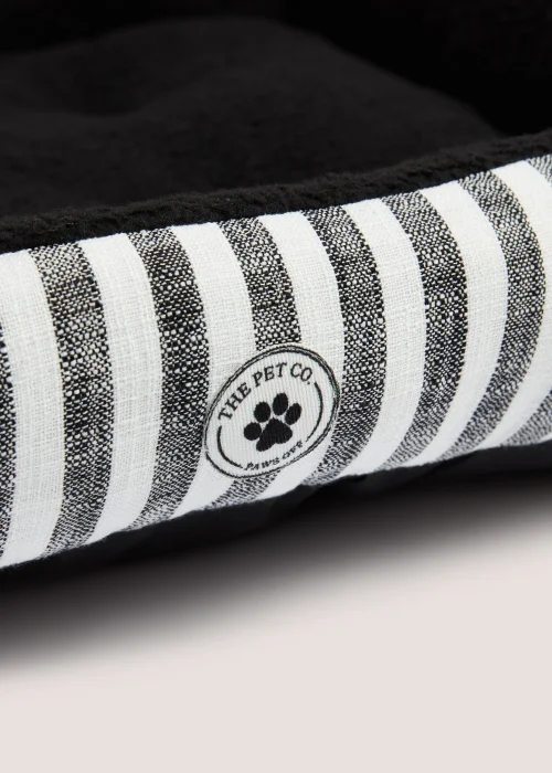 Monochrome Stripe Pet Bed (Medium-Large) Image 2