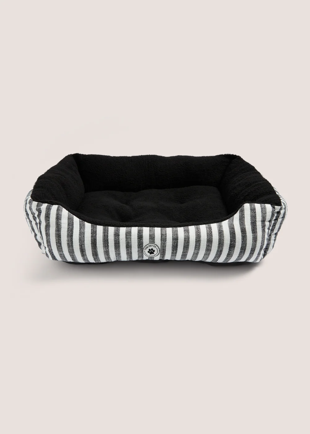 Monochrome Stripe Pet Bed (Medium-Large) Image 1
