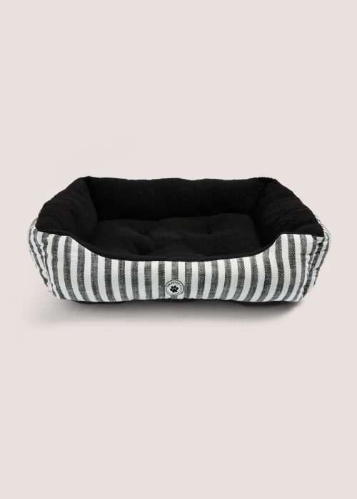 Monochrome Stripe Pet Bed (Medium-Large) Image 1