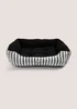 Monochrome Stripe Pet Bed (Medium-Large) Image 1