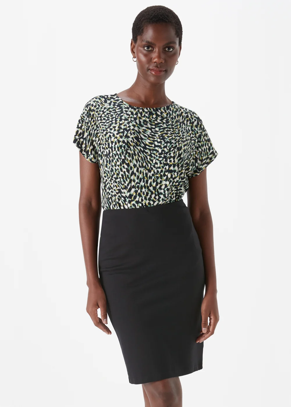 Et Vous Black Ponte Skirt - Size 10 Image 1