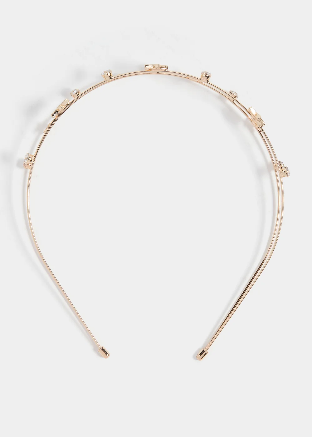 Gold Metal Star Headband - One Size Image 1