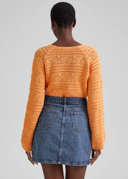 Mid Wash Utility Skirt - Size 8 Image 2