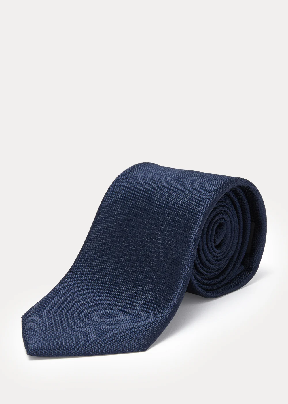 Taylor & Wright Navy Textured Tie - One Size Image 1