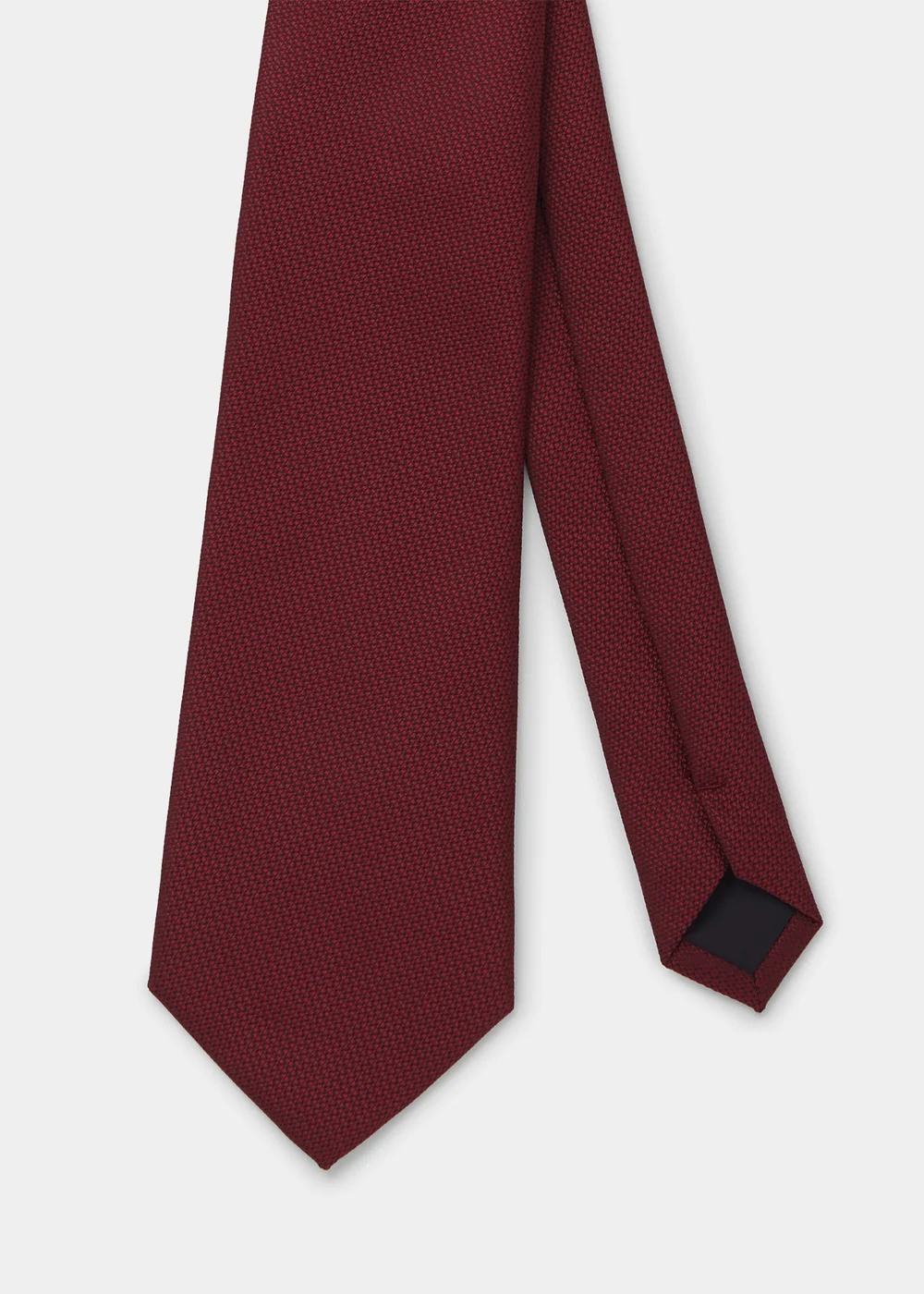 Taylor & Wright Red Textured Tie - One Size Image 2