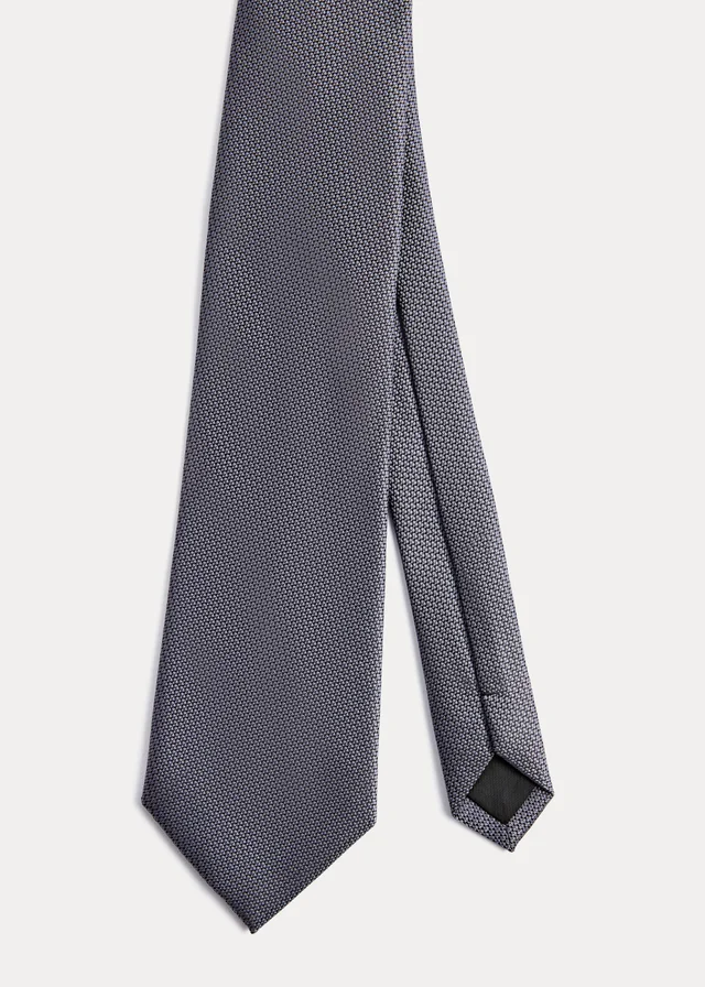 Taylor & Wright Grey Textured Tie