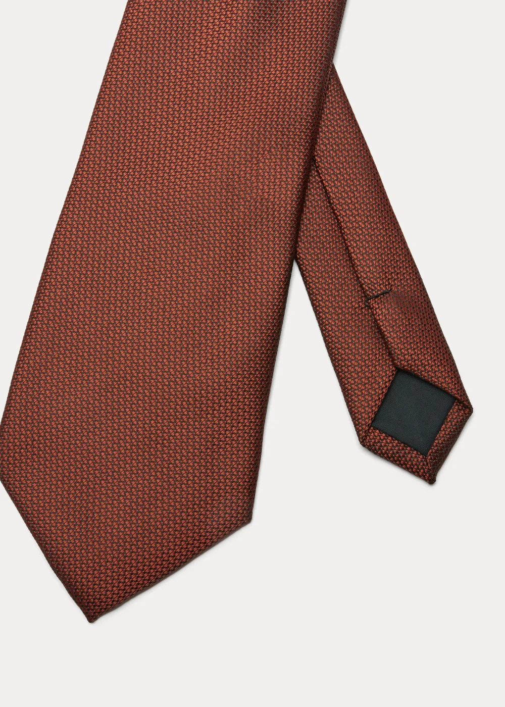 Taylor & Wright Rust Plain Tie - One Size Image 2