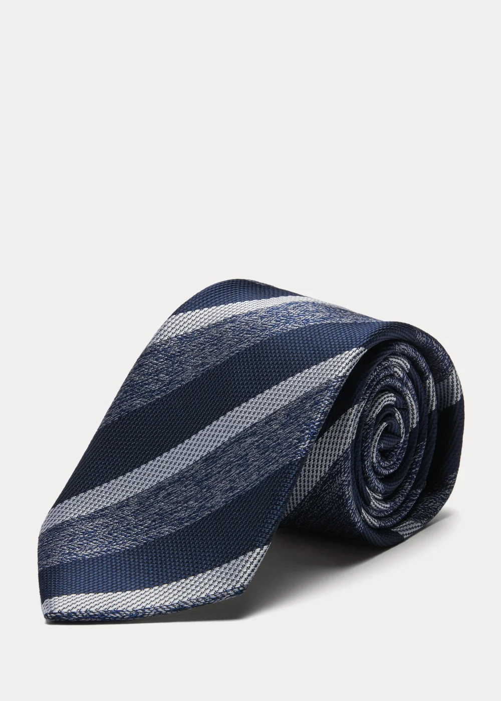 Taylor & Wright Navy Stripe Tie - One Size Image 1