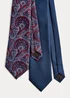 Taylor & Wright 2 Pack Navy & Red Ties - One Size Image 2