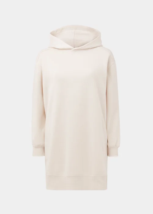 Cream Longline Hoodie - S Image 9
