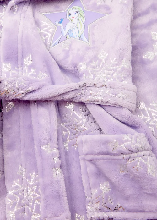 Kids Lilac Disney Frozen Dressing Gown (2-9yrs) - Age 2 - 3 Years Image 2