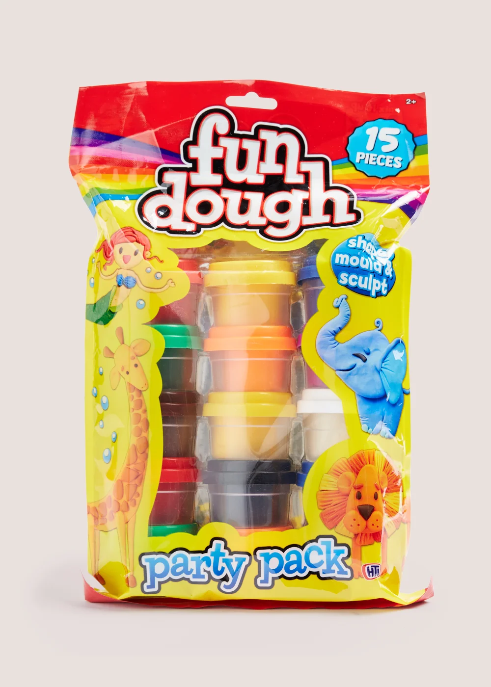 Kids 15 Piece Fun Dough Party Pack (34cm x 21cm x 3.5cm) Image 1