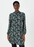 Green Ditsy Floral Super Soft Mini Dress - 8 Image 1
