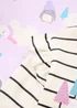 Girls 2 Pack Stripe & Arctic Animal Pyjama Sets (9mths-5yrs) - Age 2 - 3 Years Image 2