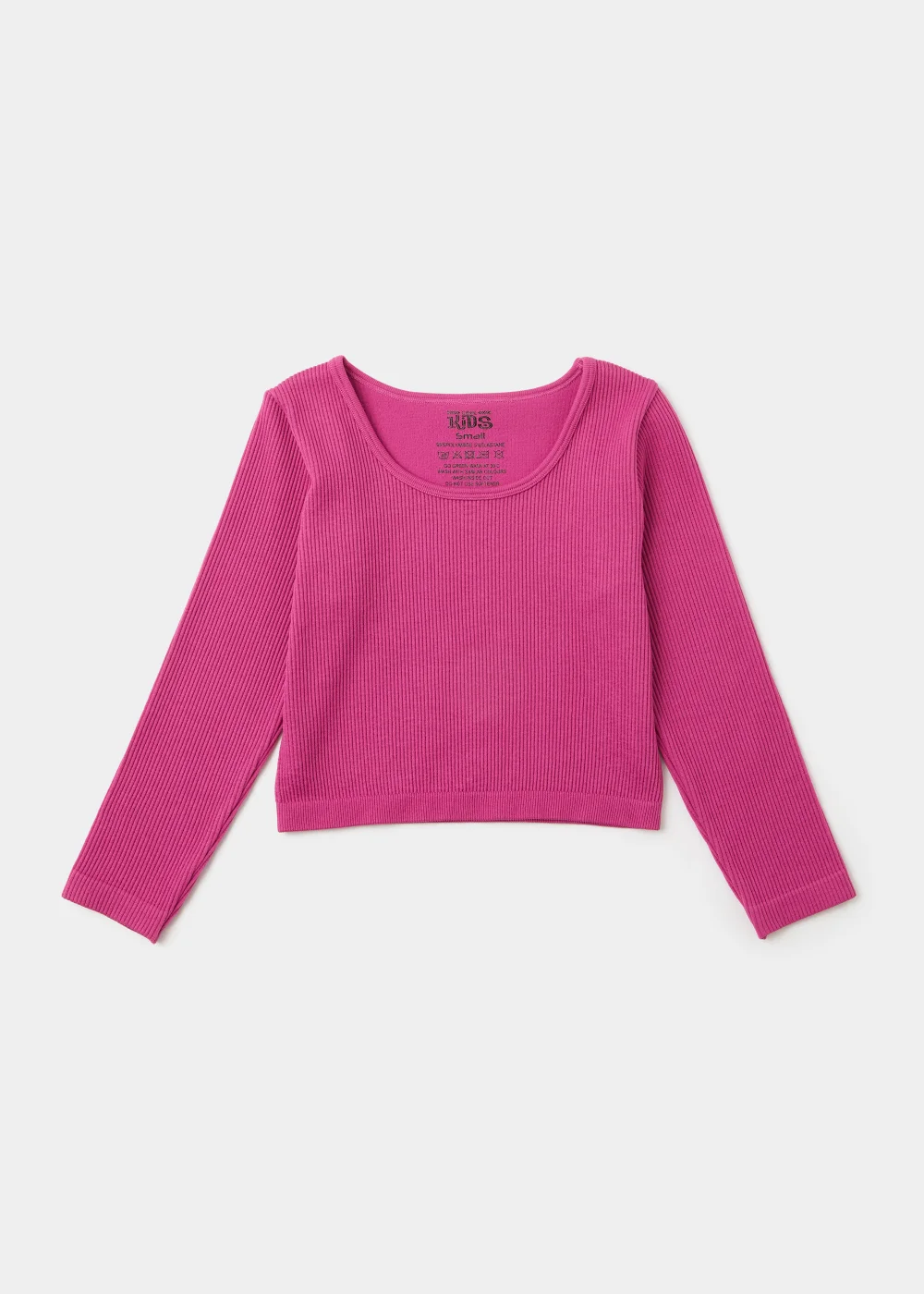Girls Grape Seamless Long Sleeve Top (7-12yrs) - S - Age 7-8 Image 1