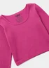 Girls Grape Seamless Long Sleeve Top (7-12yrs) - S - Age 7-8 Image 2