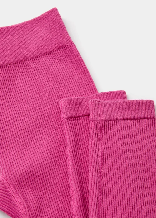 Girls Grape Seamless Legging (7-12yrs) - 7-8 Yrs Image 2