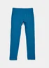 Girls Teal Seamless Legging (7-12yrs) - S - Age 7-8 Image 1