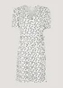 White Spot Wrap Mini Dress - 8 Image 5