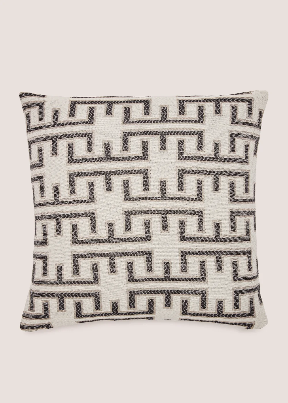 Monochrome Maze Cushion (43cm x 43cm) Image 1