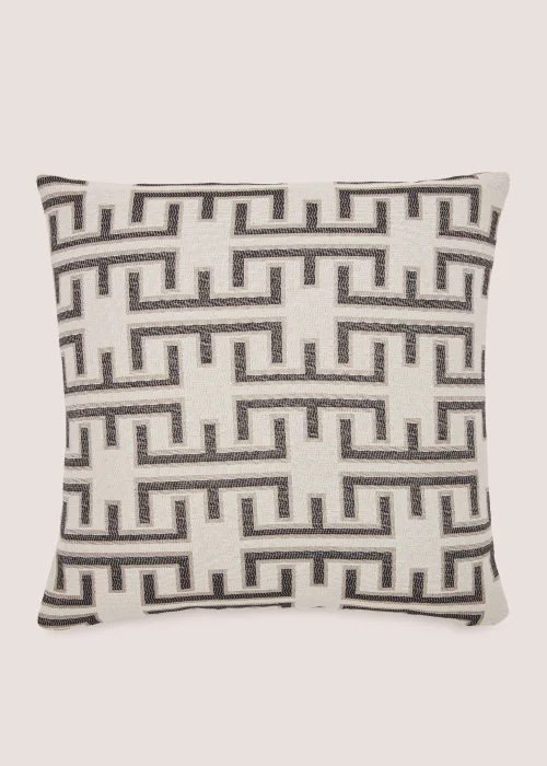 Monochrome Maze Cushion (43cm x 43cm) Image 1