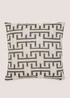 Monochrome Maze Cushion (43cm x 43cm) Image 1