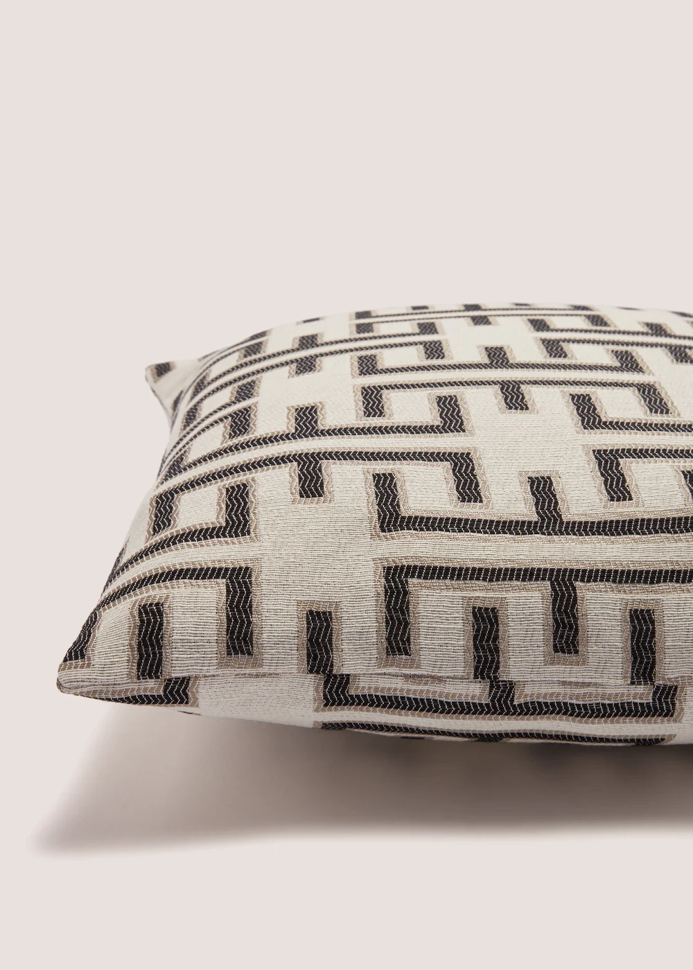 Monochrome Maze Cushion (43cm x 43cm) Image 2