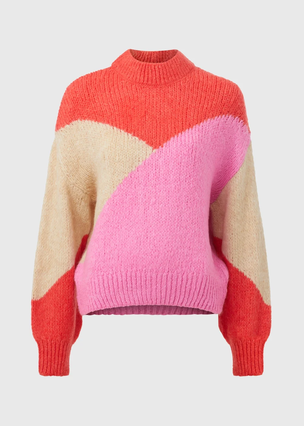 JDY Kilian Multicoloured Long Sleeve Knit Jumper - 8 Image 5