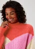 JDY Kilian Multicoloured Long Sleeve Knit Jumper - 8 Image 3
