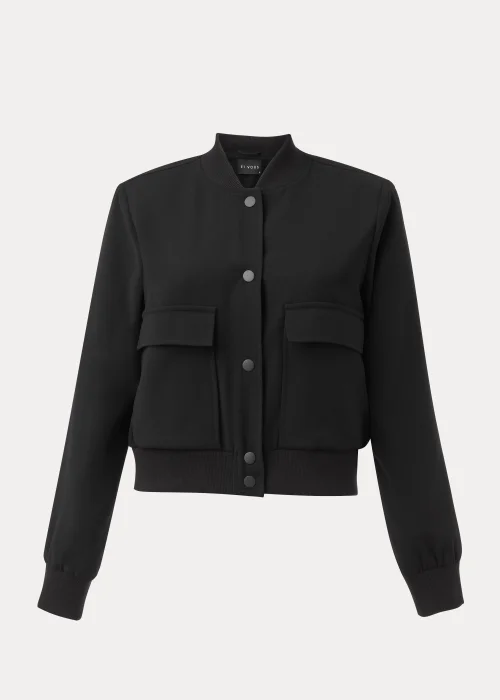Et Vous Black Bomber Jacket - 10 Image 5