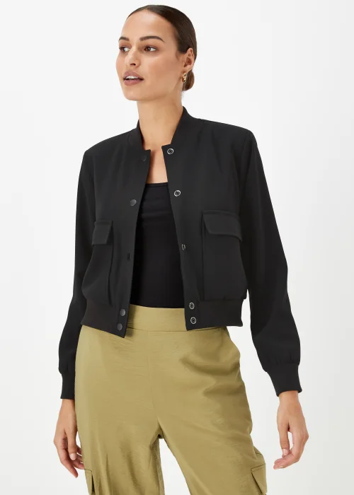 Et Vous Black Bomber Jacket - 10 Image 1