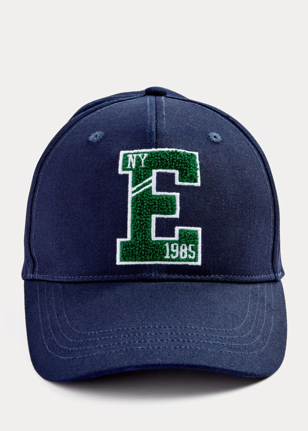Navy Collegiate Cap - One Size Image 1