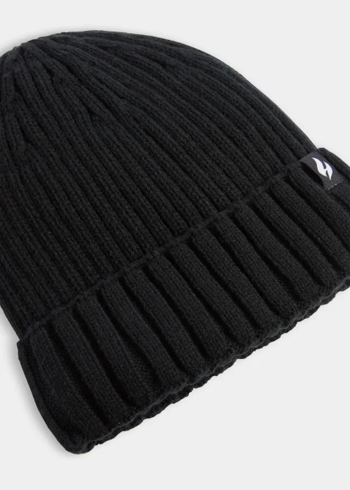 Heat Holders Black Beanie Hat - One Size Image 2