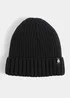 Heat Holders Black Beanie Hat - One Size Image 1