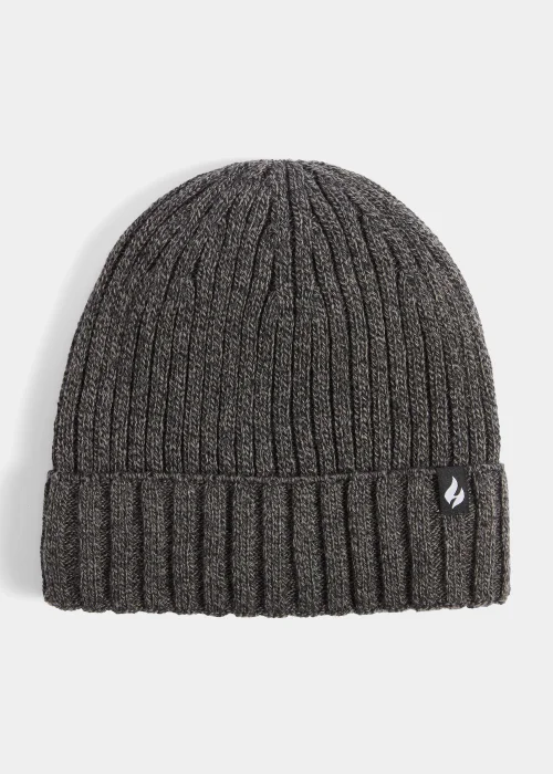 Heat Holders Grey Beanie Hat - One Size Image 1