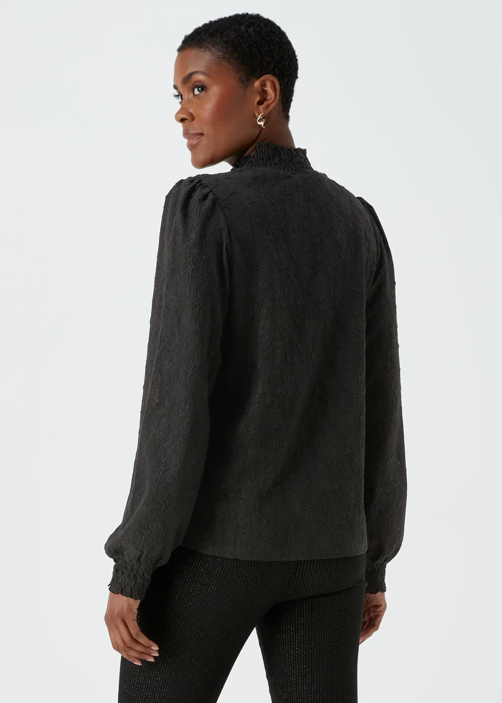 Black Star Cutwork Top - Size 8 Image 2