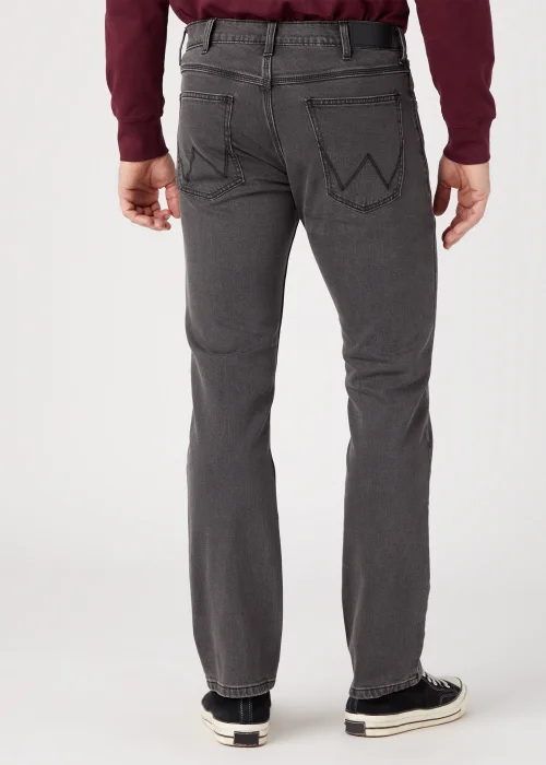 Wrangler Dark Grey Regular Fit Jeans - 30S Image 2