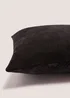 Black Cut Velvet Geo Cushion (43cm x 43cm) Image 2