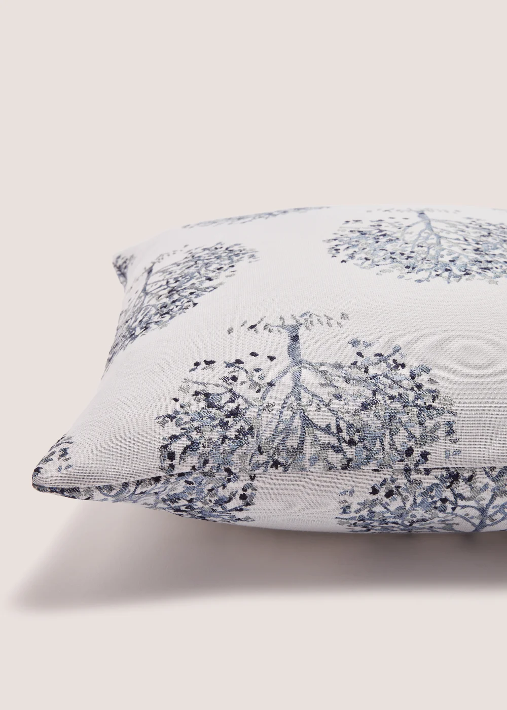 Blue Tree Jacquard Cushion (43cm x 43cm) Image 2