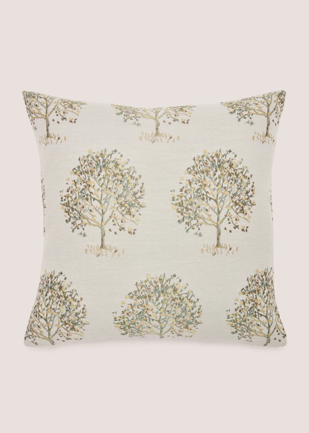 Green Tree Jacquard Cushion (43cm x 43cm) Image 1
