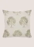 Green Tree Jacquard Cushion (43cm x 43cm) Image 1