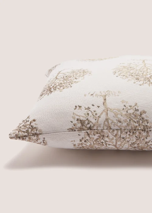 Neutral Tree Jacquard Cushion (43cm x 43cm) Image 2