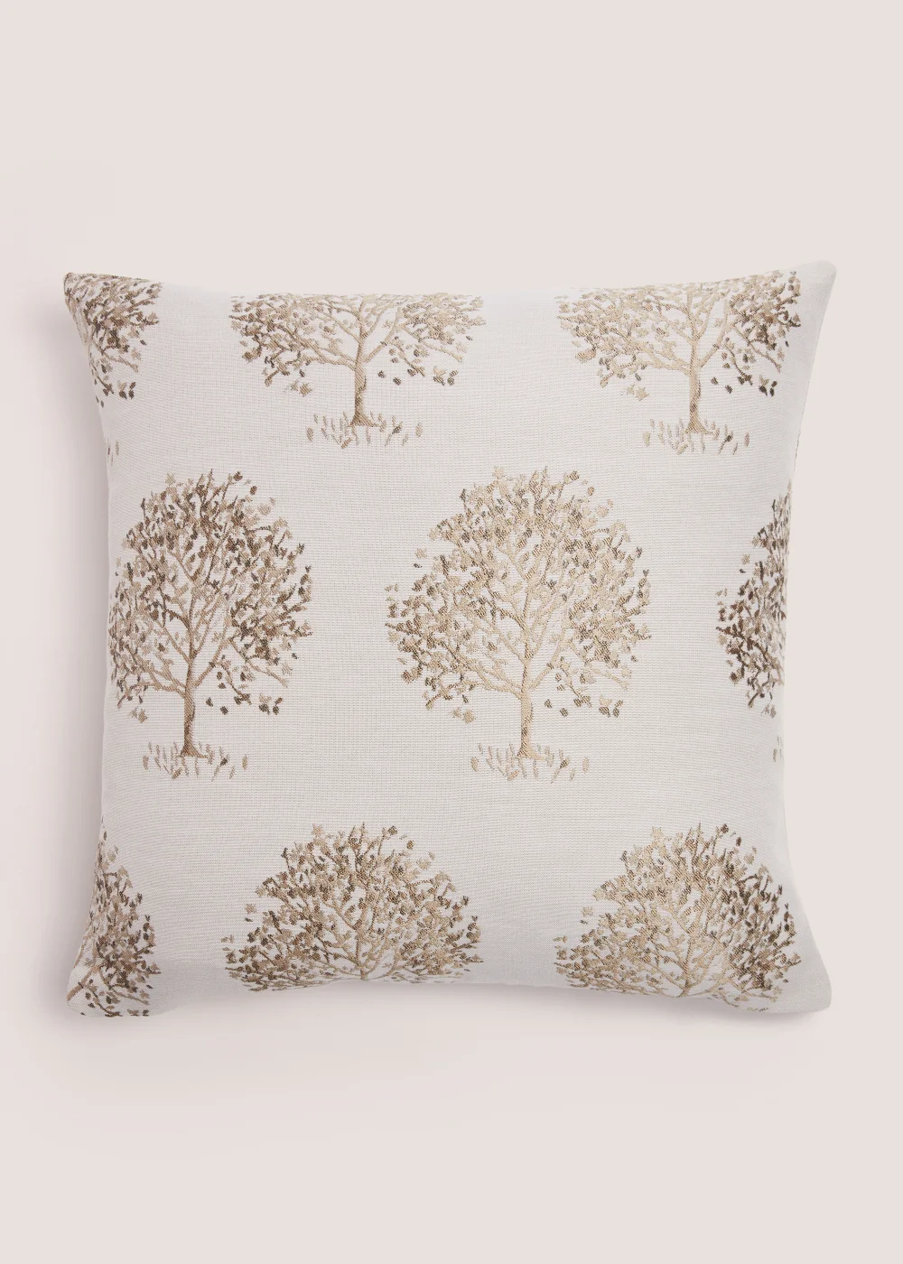 Neutral Tree Jacquard Cushion (43cm x 43cm) Image 1