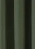 Fusion Sorbonne Bottle Green Eyelet Curtains - 46W X 54D (116x137cm) Image 3