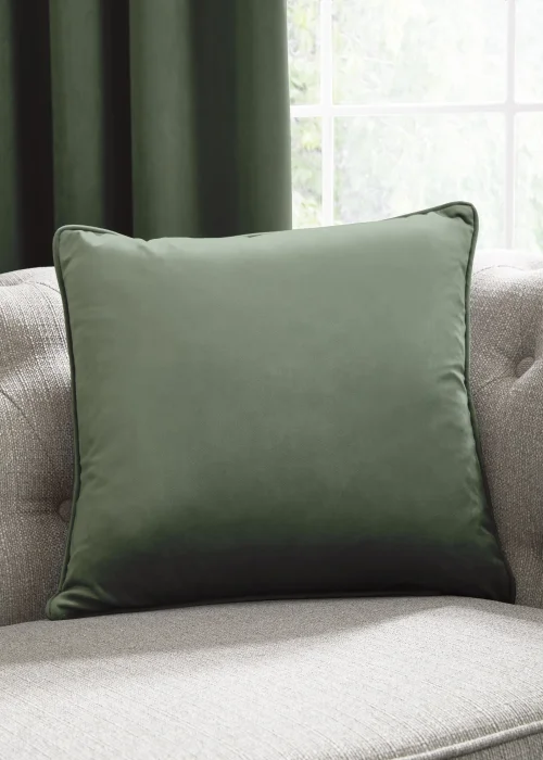Laurence Llewelyn-Bowen Montrose Green Cushion Cover (43cm x 43cm) - One Size Image 1