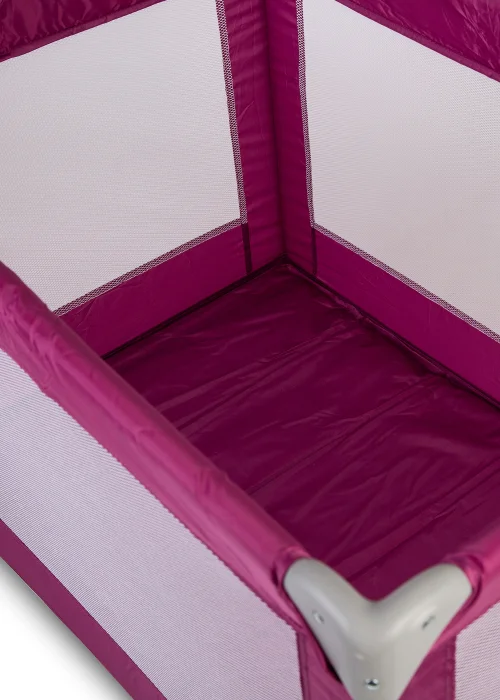 Red Kite Sleeptight Travel Cot Raspberry (70cm x 99cm x 70cm) - One Size Image 5