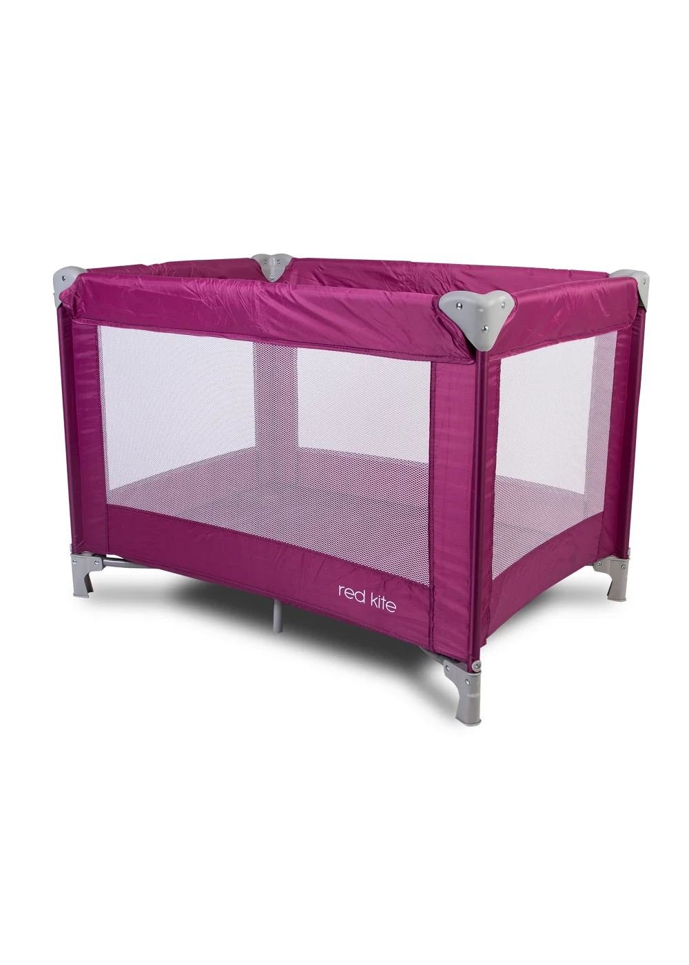 Red Kite Sleeptight Travel Cot Raspberry (70cm x 99cm x 70cm) - One Size Image 2