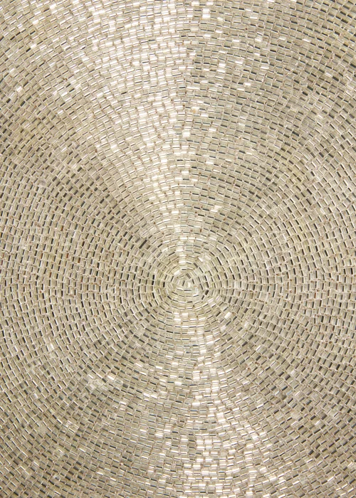 Silver Beaded Placemat (30.5cm) Image 2