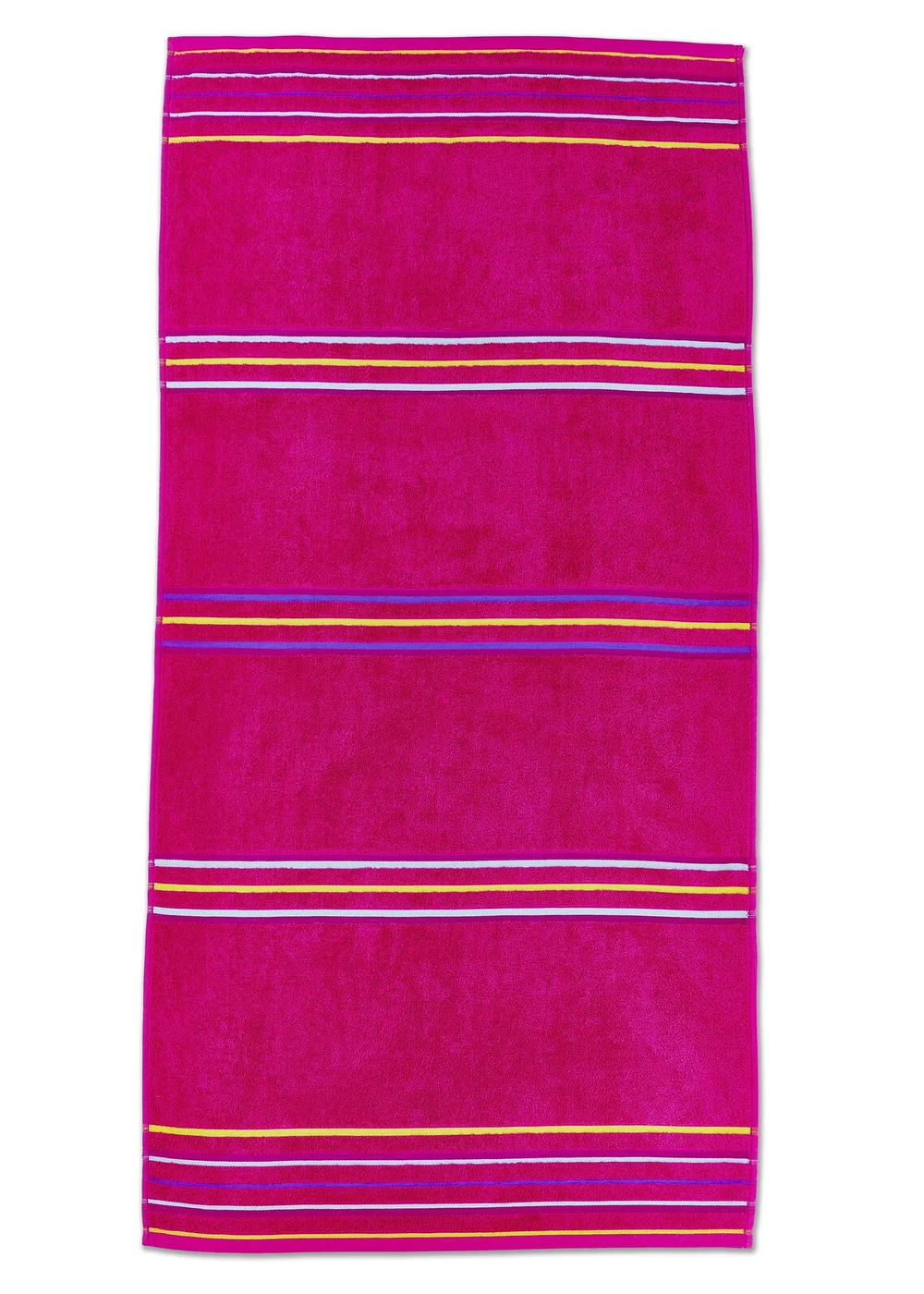 Catherine Lansfield Rainbow Cotton Beach Towel Pair - 75 X 150 Image 2
